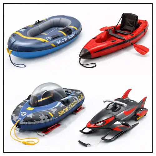 Trineo de nieve tipo bote, canoa y modelos especiales en AliExpress Chile