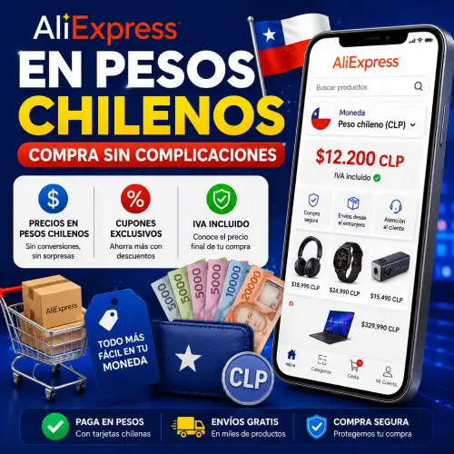 ver AliExpress en pesos chilenos este cyber day Chile