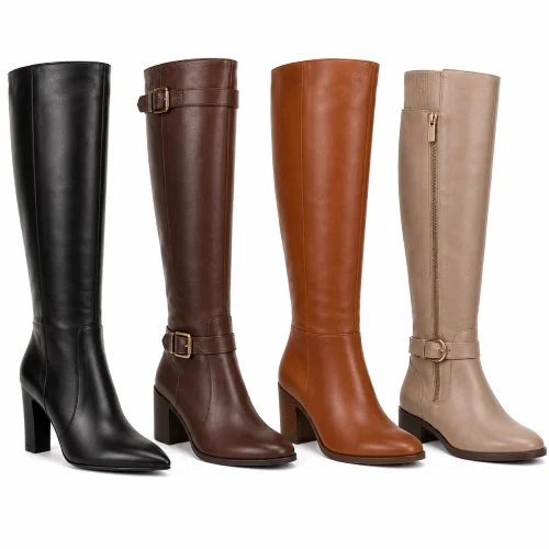 Botas largas de cuero mujer en AliExpress Chile