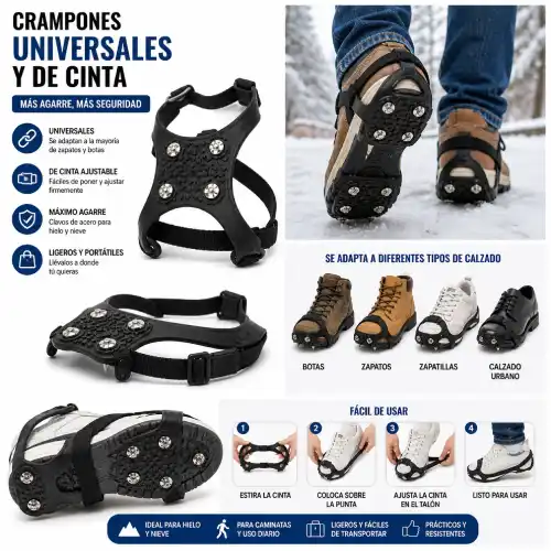 Crampones universales y de cinta en AliExpress Chile