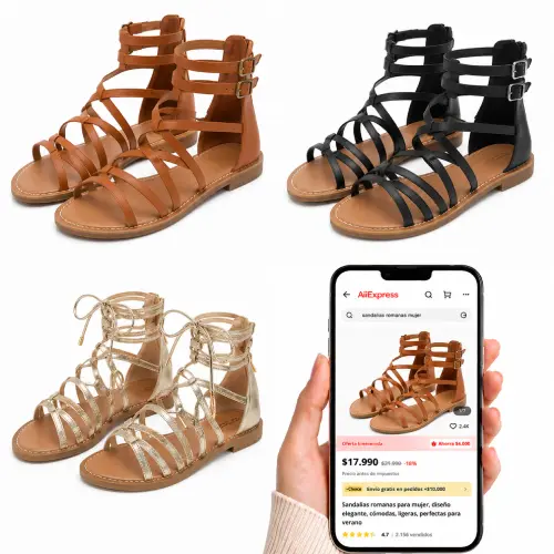 Sandalias romanas mujer en AliExpress Chile