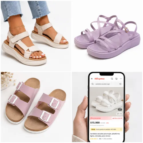 Sandalias casuales y juveniles mujer en AliExpress Chile