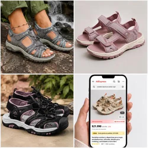 Sandalias outdoor y deportivas mujer en AliExpress Chile