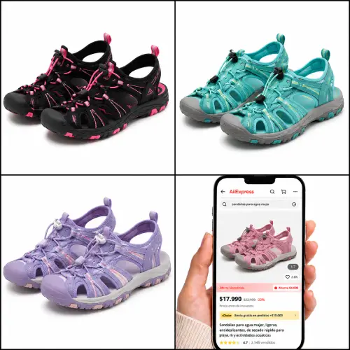 Sandalias para agua mujer en AliExpress Chile