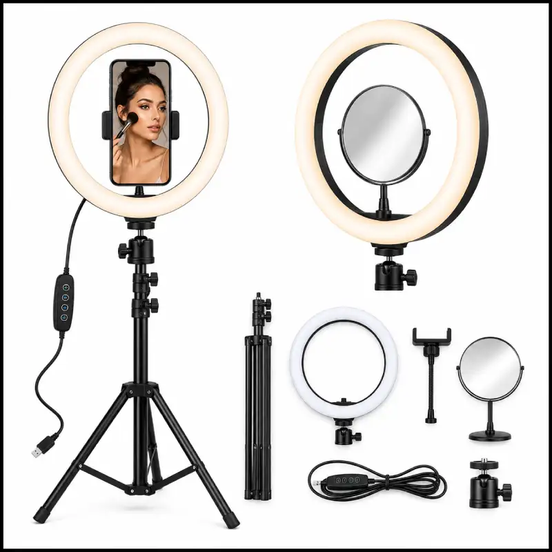 Aro de luz para maquillaje en AliExpress Chile