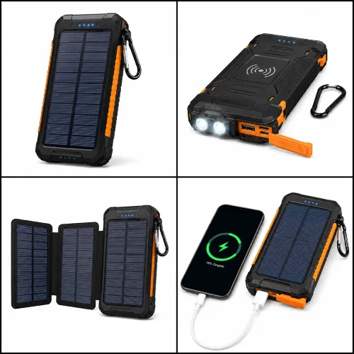 Cargador solar para celular con batería integrada en AliExpress Chile