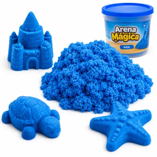 Arena mágica azul en AliExpress Chile