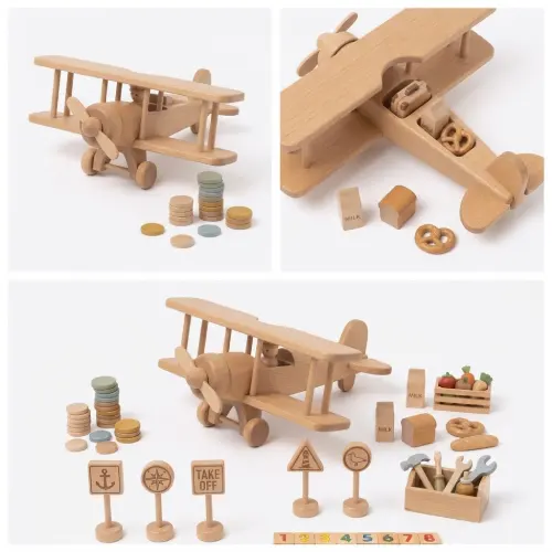 Aviones de madera de juguete en AliExpress Chile