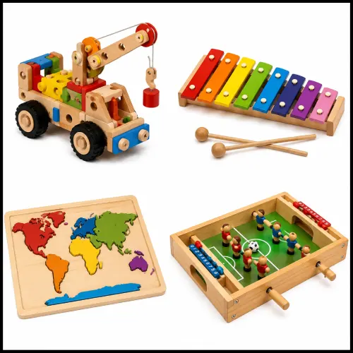 Juguetes de madera para niños en AliExpress Chile