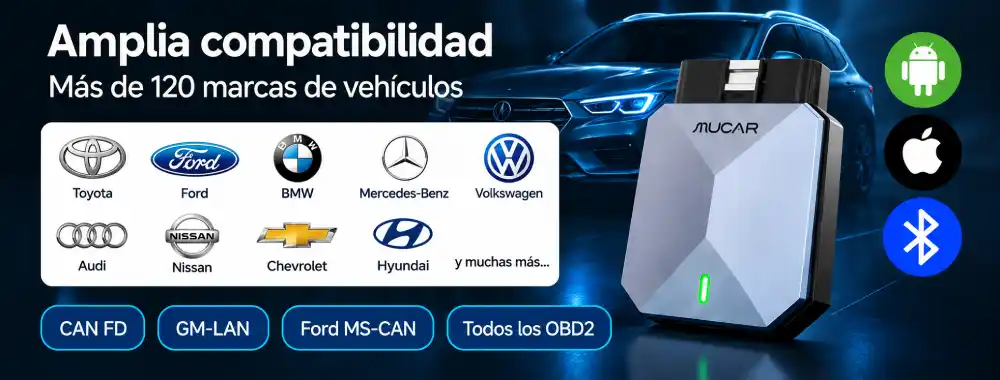 MUCAR BT200 Max compatible con más de 120 marcas de vehículos