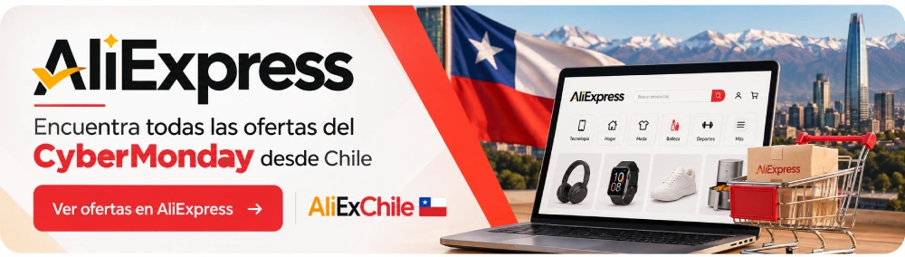 Ver ofertas del CyberMonday de AliExpress desde Chile