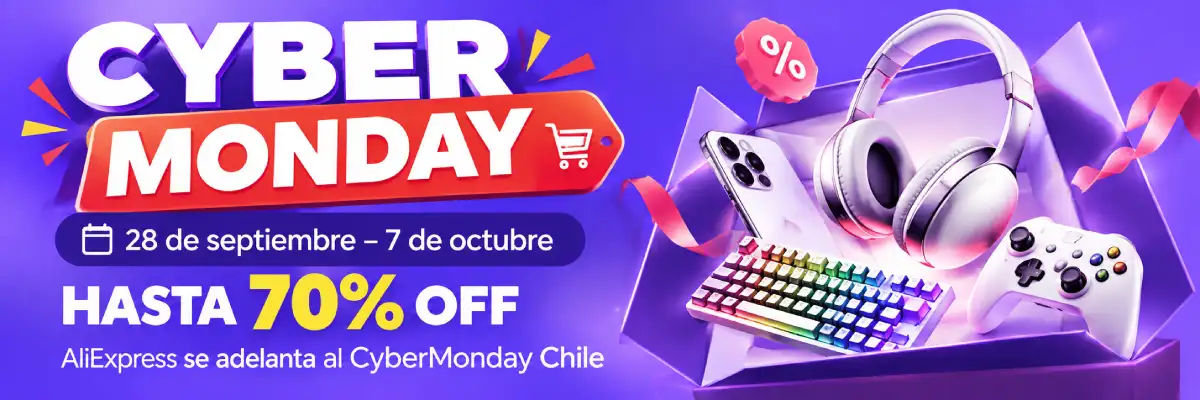 CyberMonday AliExpress Chile 2026 - Ofertas y descuentos