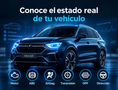 Estado del vehículo mostrado mediante MUCAR BT200 Max