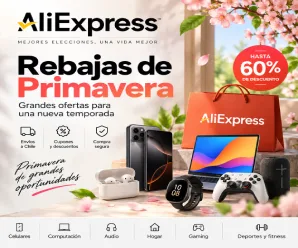 Rebajas de Primavera de AliExpress Chile: Cupones y Ofertas 2026