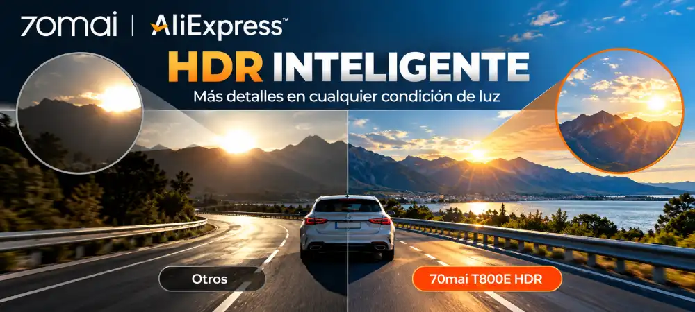 Visión nocturna 70mai de la cámara T800E