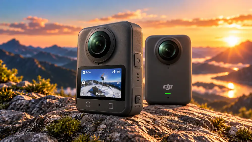 Cámara DJI Osmo 360 con grabación de vídeo 360 grados y fotografía de alta resolución