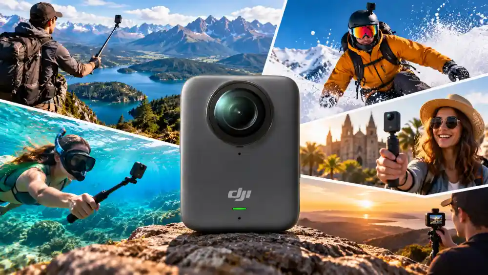 Cámara DJI Osmo 360 para viajeros y creadores de contenido
