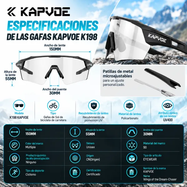 especificaciones k198 en AliExpress Chile