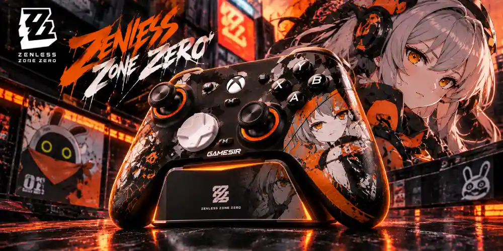 Diseño inspirado en Zenless Zone Zero del GameSir G7 Pro